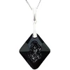 Diamond Sky Jewelry Sidabrinis pakabukas „Growing Crystal (Jet)“ su Swarovski® kristalais