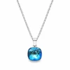 Diamond Sky Jewelry Sidabrinis pakabukas „Glare (Bermuda Mėlyna)“ su Swarovski® kristalais