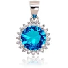 Diamond Sky Jewelry Sidabrinis pakabukas su cirkoniais „Širdys ir Strėlės III“