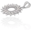 Diamond Sky Jewelry Sidabrinis pakabukas su cirkoniais „Sun V“
