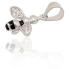 Diamond Sky Jewelry Sidabrinis pakabukas su cirkoniais ir emaliu „Pchelka“