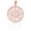 Diamond Sky Jewelry Sidabrinis pakabukas su cirkoniais „Sun“