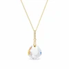 Diamond Sky Jewelry Sidabrinis pakabukas „Calathea (Crystal Shimmer)“ su Swarovski® kristalais