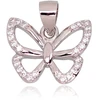 Diamond Sky Jewelry Sidabrinis pakabukas su cirkoniais „Butterfly V“