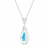 Diamond Sky Jewelry Sidabrinis pakabukas „Rainbow Waterfall (Aurora Borealis)“ su Swarovski® kristalais