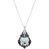Diamond Sky Jewelry Sidabrinis pakabukas „Baroque V (Sidabrinis Night)“ su Swarovski® kristalais