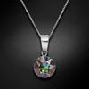 Diamond Sky Jewelry Sidabrinis pakabukas „Classic (Vitrail Medium)“ su Swarovski® kristalais