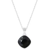 Diamond Sky Jewelry Sidabrinis pakabukas „Glare II (Jet)“ su Swarovski® kristalais