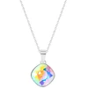 Diamond Sky Jewelry Sidabrinis pakabukas „Glare II (Aurora Borealis)“ su Swarovski® kristalais