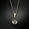 Diamond Sky Jewelry Sidabrinis pakabukas „Crystal Drop (Juodas Diamond)“ su Preciosa® kristalais