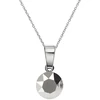 Diamond Sky Jewelry Sidabrinis pakabukas „Classic (Light Chrome)“ su Swarovski® kristalais