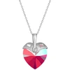 Diamond Sky Jewelry Sidabrinis pakabukas „Cupid (Light Siam Shimmer)“ su Swarovski® kristalais