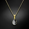 Diamond Sky Jewelry Sidabrinis pakabukas „Crystal Drop (Jet Hematite)“ su Preciosa® kristalais