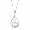 Diamond Sky Jewelry Sidabrinis pakabukas „Baroque Drop“ su Swarovski® perlais