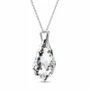 Diamond Sky Jewelry Sidabrinis pakabukas „Baroque V (Comet Argent Light)“ su Swarovski® kristalais