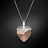 Diamond Sky Jewelry Sidabrinis pakabukas „Cupid (Rose Gold)“ su Swarovski® kristalais