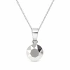 Diamond Sky Jewelry Sidabrinis pakabukas „Classic (Light Chrome)“ su Swarovski® kristalais