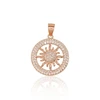 Diamond Sky Jewelry Sidabrinis pakabukas su cirkoniais „Auksinė Saulė XIII“