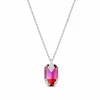 Diamond Sky Jewelry Sidabrinis pakabukas „Symbiosis II (Fuchsia Raudona Magma)“ su Swarovski® kristalais