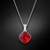 Diamond Sky Jewelry Sidabrinis pakabukas „Glare II (Siam)“ su Swarovski® kristalais