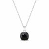 Diamond Sky Jewelry Sidabrinis pakabukas „Glare (Jet)“ su Swarovski® kristalais