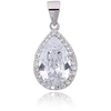 Diamond Sky Jewelry Sidabrinis pakabukas su cirkoniais „Kristalo Lašas II“