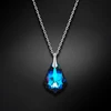 Diamond Sky Jewelry Sidabrinis pakabukas „Baroque V (Meridian Mėlyna)“ su Swarovski® kristalais