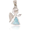 Diamond Sky Jewelry Sidabrinis pakabukas su cirkoniais „Angel X“