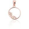 Diamond Sky Jewelry Sidabrinis pakabukas su cirkoniais „Stardust Circle“