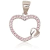 Diamond Sky Jewelry Sidabrinis pakabukas su cirkoniais „Beloved Heart III“