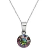 Diamond Sky Jewelry Sidabrinis pakabukas „Classic (Vitrail Medium)“ su Swarovski® kristalais