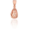 Diamond Sky Jewelry Sidabrinis pakabukas „Drop Weave“