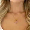 Diamond Sky Jewelry Sidabrinis pakabukas „Crystal Drop (Light Rose)“ su Preciosa® kristalais