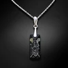 Diamond Sky Jewelry Sidabrinis pakabukas „Growing Crystal II (Sidabrinis Night)“ su Swarovski® kristalais