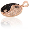 Diamond Sky Jewelry Sidabrinis pakabukas su cirkoniais „Yin Yang“