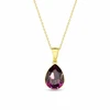 Diamond Sky Jewelry Sidabrinis pakabukas „Crystal Drop (Amethyst)“ su Preciosa® kristalais
