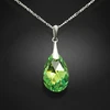 Diamond Sky Jewelry Sidabrinis pakabukas „Baroque (Peridot AB)“ su Swarovski® kristalais