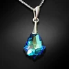 Diamond Sky Jewelry Sidabrinis pakabukas „Baroque IV (Bermuda Mėlyna)“ su Swarovski® kristalais
