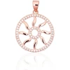 Diamond Sky Jewelry Sidabrinis pakabukas su cirkoniais „Sun III“