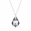 Diamond Sky Jewelry Sidabrinis pakabukas „Baroque V (Sidabrinis Night)“ su Swarovski® kristalais