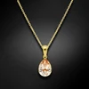 Diamond Sky Jewelry Sidabrinis pakabukas „Crystal Drop (Honey)“ su Preciosa® kristalais