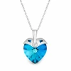 Diamond Sky Jewelry Sidabrinis pakabukas „Cupid (Bermuda Mėlyna)“ su Swarovski® kristalais