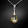 Diamond Sky Jewelry Sidabrinis pakabukas „Baroque IV (Golden Shadow)“ su Swarovski® kristalais