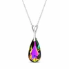 Diamond Sky Jewelry Sidabrinis pakabukas „Rainbow Waterfall (Vitrail Medium)“ su Swarovski® kristalais