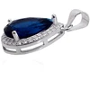 Diamond Sky Jewelry Sidabrinis pakabukas su cirkoniais „Kristalo Lašas III“