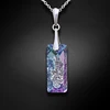 Diamond Sky Jewelry Sidabrinis pakabukas „Growing Crystal II (Vitrail Light)“ su Swarovski® kristalais
