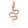 Diamond Sky Jewelry Sidabrinis pakabukas su cirkoniais „Gyvatė“