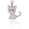Diamond Sky Jewelry Sidabrinis pakabukas su cirkoniais „Kačiukas“