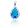 Diamond Sky Jewelry Sidabrinis pakabukas su cirkoniais „Moon Tear“