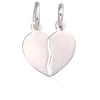 Diamond Sky Jewelry Sidabrinis pakabukas „Two Hearts“